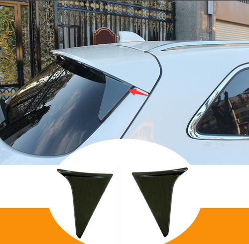 Fit For Lincoln MKC 2015-2019 Black Steel Rear Wing Side Spoiler Cover ...