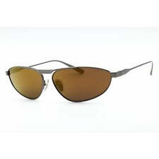 Balenciaga Unisex Sunglasses Gunmetal Metal Oval Full Rim Frame BB0417S 003
