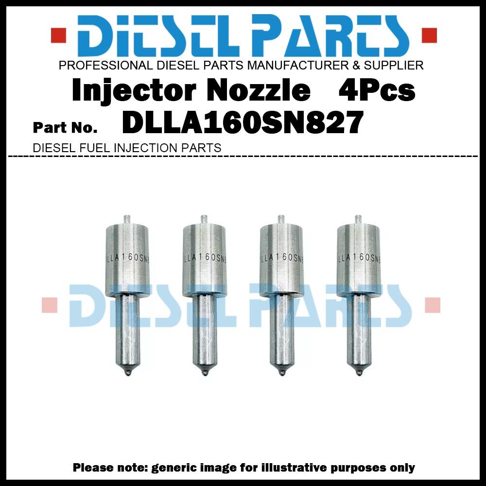 4Pcs Fuel Injector Nozzle 105015-8270 DLLA160SN827 for MITSUBISHI