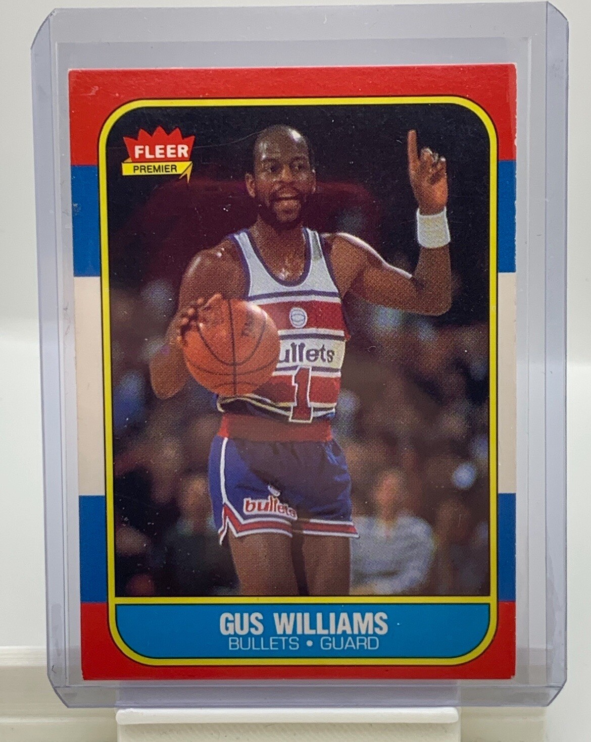 1986-87 Fleer - #124 Gus Williams nba