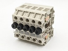 5PC Wieland WK10/SI Fuse Terminal Block 10 Amp Max 500V Fuse Size 1/4 x 1-1/4