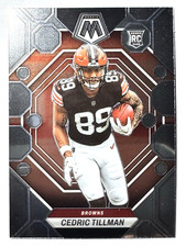 ROOKIE CARD CEDRIC TILLMAN Cleveland Browns 2023 Panini Mosiac Card #296