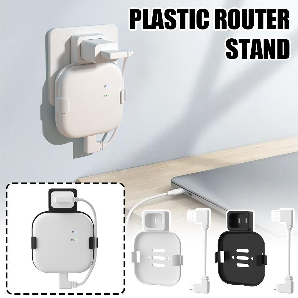 router stand For Blink Sync Module XR hanger wall non perforated-White D1N4-image