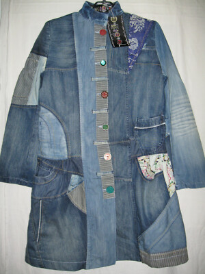 desigual patchwork coat