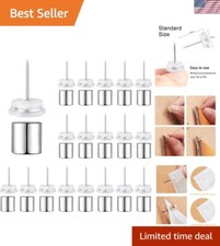 50 Durable Nickel Thumbtack Magnets for Posters - Ideal for Home and School