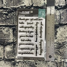 Hero Arts FRIENDLY MESSAGES Clear Stamp Set CM675 PolyClear Stamps