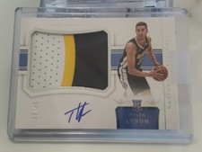 2017 Panini National Treasures 13/49 Tyler Lydon RPA Rookie Patch Auto RC