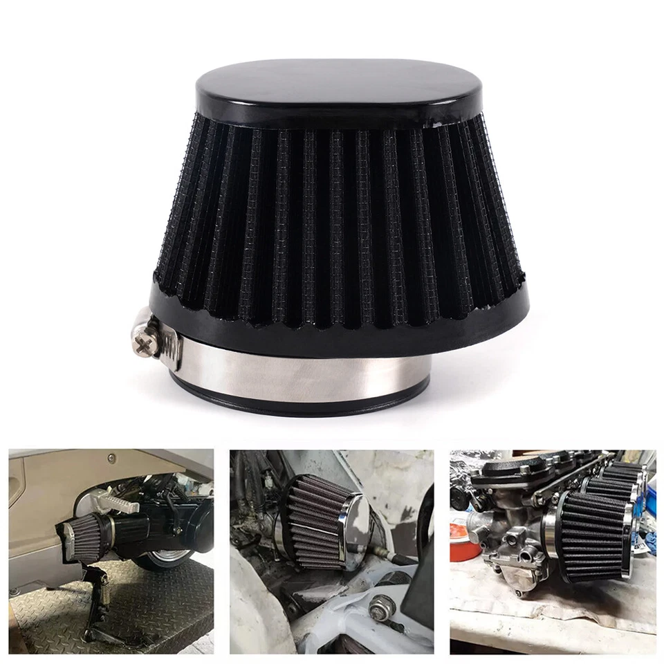 4X 51mm Motorcycle Pod Air Filter For Suzuki GSXR1100 GSX1100F KATANA GSXR750R - Image 3 of 4