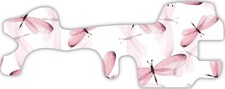 Pink Dragonfly Butterfly Vinyl Wrap For Doc Band Helmet Baby Girl Cranial Helmet