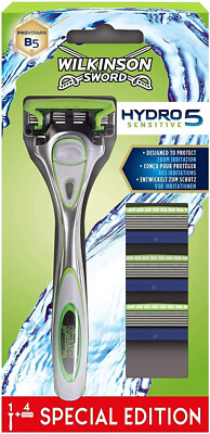 2 x Wilkinson Sword Hydro 5 Sensitive Special Edition mit je 4 Klingen