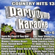 Party Tyme Karaoke: Country Hits, Vol. 13 by Various Artists CD, 2013 