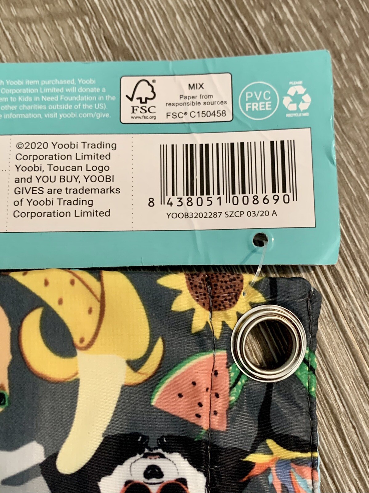 New YOOBI Binder Zip Pencil Case & Coin Purse Combo Animals New 