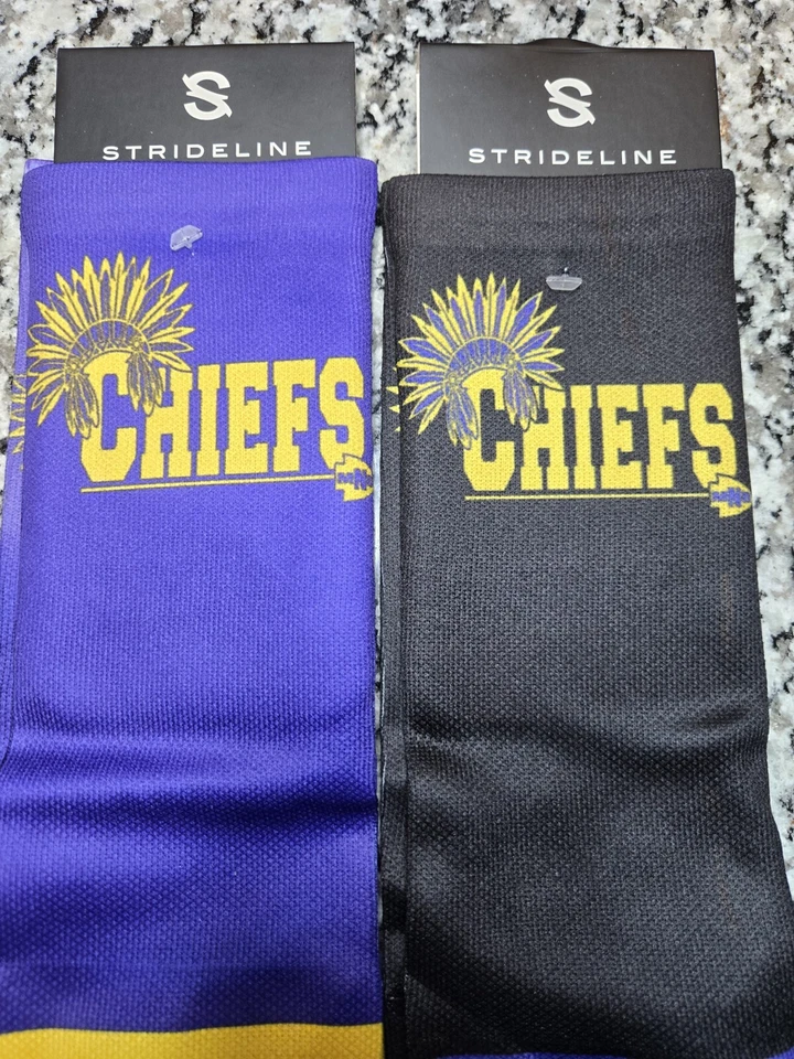 Calcetines 2 pares vintage North Myrtle Beach Chiefs para hombre talla 8-12 Foto 3 de 4