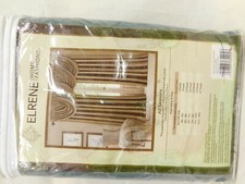 Elrene Home Fashions Darkening Rod Pocket Waterfall Window Valance