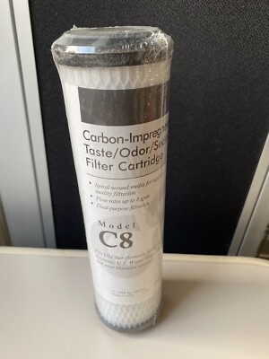 Pentek C8 Carbon Wasserfilter | 10'' Aktivkohlefilter 1µm | NEU & OVP