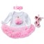 thumbnail 23 - 3PCS Toddler Baby Girls Birthday Party Dress Outfits Romper Tutu Dress Shoes Set