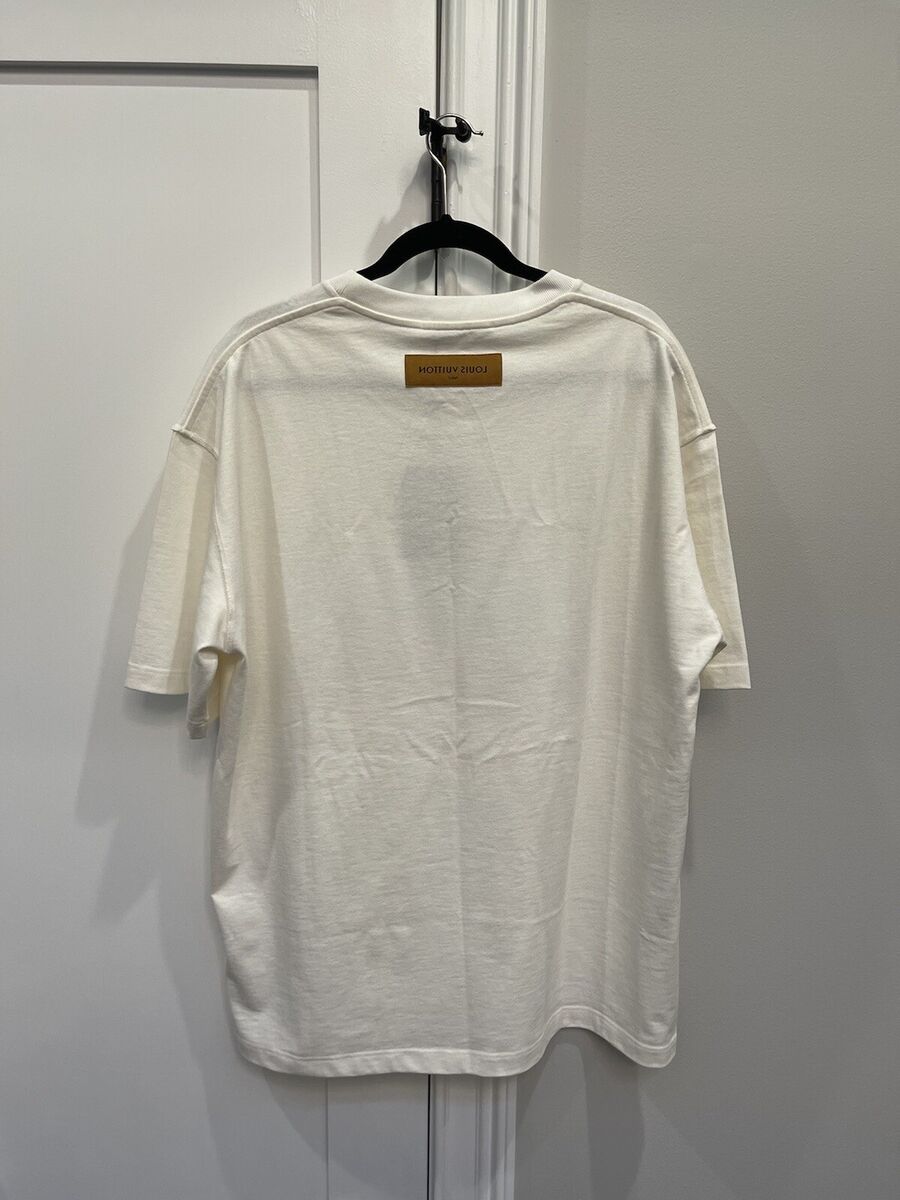 Louis Vuitton, Shirts, Louis Vuitton Lv Rainbow Studio Homme 854 White  Tshirt