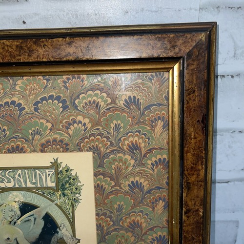 Poster Valentine Guillet Art Nouveau Lorant-Heilbronn Maitres Affiche In Frame - Picture 5 of 10