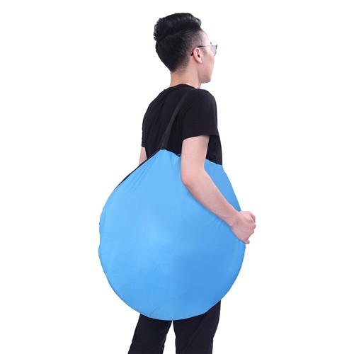 Strandzelt Pop Up Sonnenschutz Baldachin Schirm Schirm Automatik mit Handtasche blau - Bild 9 von 12
