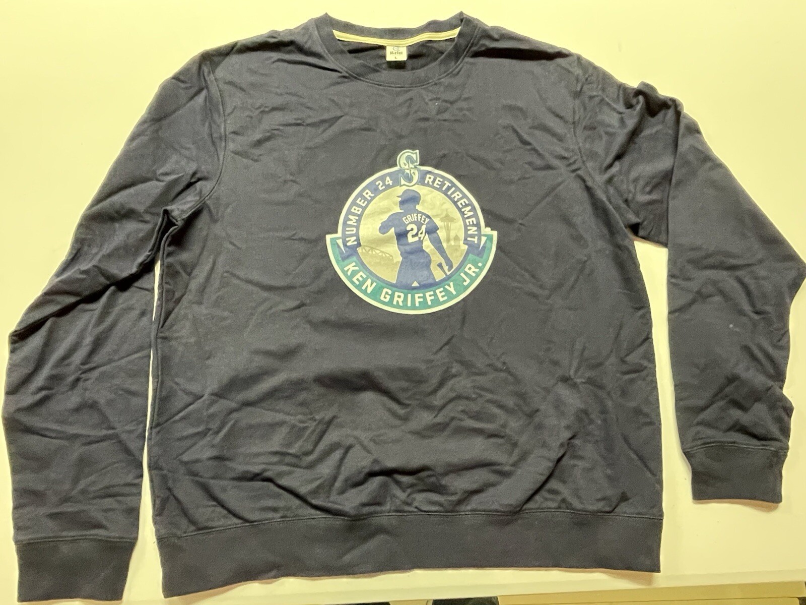 ALTRA Camicia Griffey Jr FELPA nuova senza etichette adulto bambino (vedi foto per dettagli)