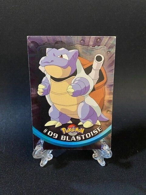 2000 Topps Chrome Holo Pokemon Series 1 No # 09 Blastoise - NM
