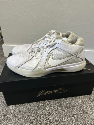 Size 12 - Nike KD 3 Retro White Metallic Gold USED
