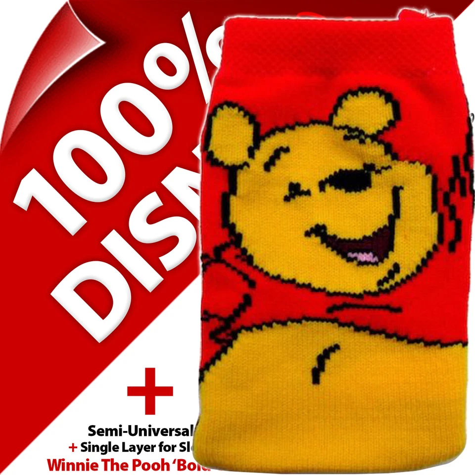 Disney Winnie The Pooh Mobile Phone MP3 Sock Case Cover for iPhone 5 5S 5C SE - Image 2 of 4