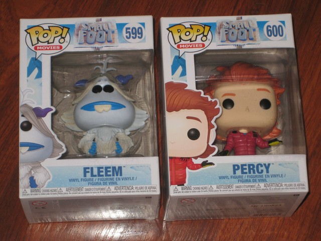 NEW! Funko Pop! Movies Small Foot Percy #600 & #599 Fleem Vinyl Figures NEW! | eBay