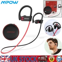 MPOW Flame Waterproof IPX7 Bluetooth Wireless Headphones Running Sports Earbuds