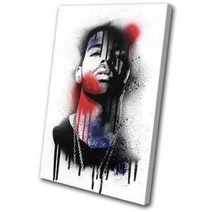 Drake Rapper Grunge Urban Musical Single Canvas Wall Art Picture Print Ebay