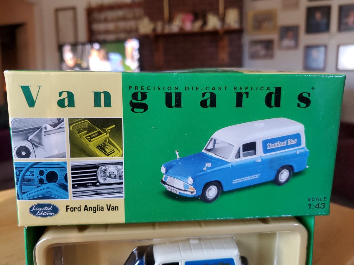 レア物Vanguards 1/43 FORD ANGLIA VAN Vanguards VA 00414 Ford Anglia Van Stratford Blue 1:43