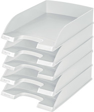 52270201 plus Standard, Vaschetta Porta Corrispondenza, Formato A4, Colore Bianc