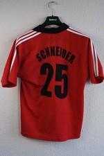 Vintage Adidas Bayer Leverkusen 04 #25 SCHNEIDER Football Jersey RWE 02/03