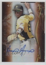 2014 Bowman Sterling Prospect Orange Refractor 21/75 Alen Hanson Auto 2d9