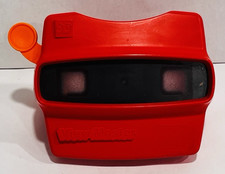 Vintage Tyco Red View Master 3D Viewer Classic Collectible Toy BIN 36