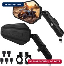 Adventure Motorcycle Mirrors - Universal 78 Handlebar Ram Ball Atv Mirrors 36