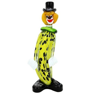 GlassOfVenice Murano Glass Clown - Banana
