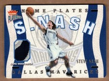 2002-03 Fleer Platinum Nameplates #NSN Steve Nash #4/110