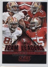 2015 Score Team Leaders Black Ahmad Brooks Anquan Boldin Frank Gore #31 0k0