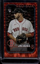 2024 Topps #187 Joe Jacques Orange Crackle Foil #/299