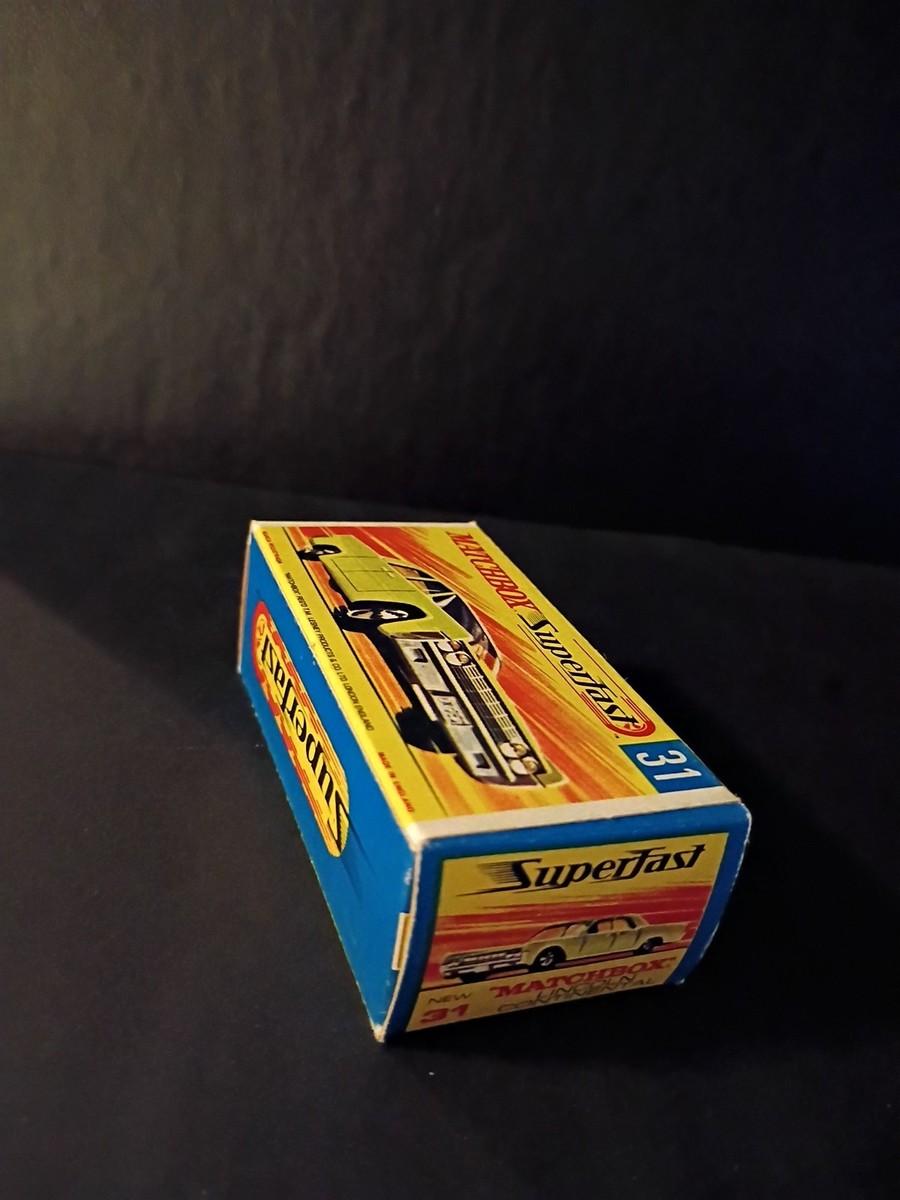 Matchbox Superfast Lincoln Continental 1970 Green 