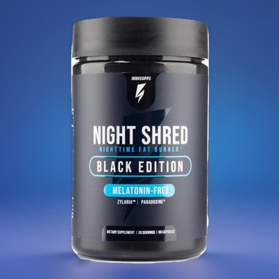 Night Shred Fat Burner & Natural Sleep Weight Support Ashwaganda 5-HTP CLA GABA