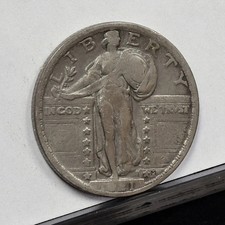 US 1921 Standing Liberty Quarter Partial Date