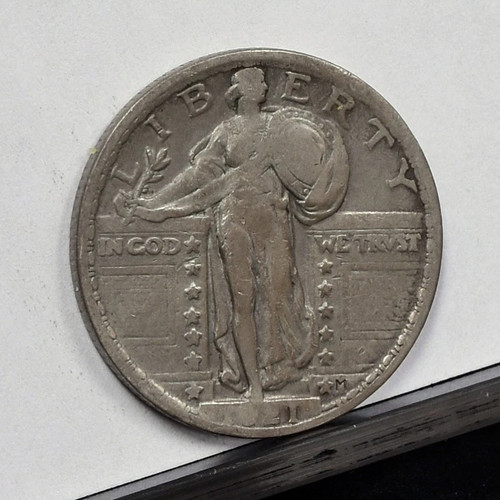 US 1921 Standing Liberty Quarter Partial Date