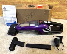Bissell 2390A Pet Hair Eraser Cordless Hand Vacuum – Lithium Ion Power | Purple