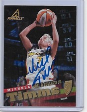 Basketball Card IP auto WNBA MICHELE TIMMS Phoenix Mercury HOF 1998 Pinnacle 