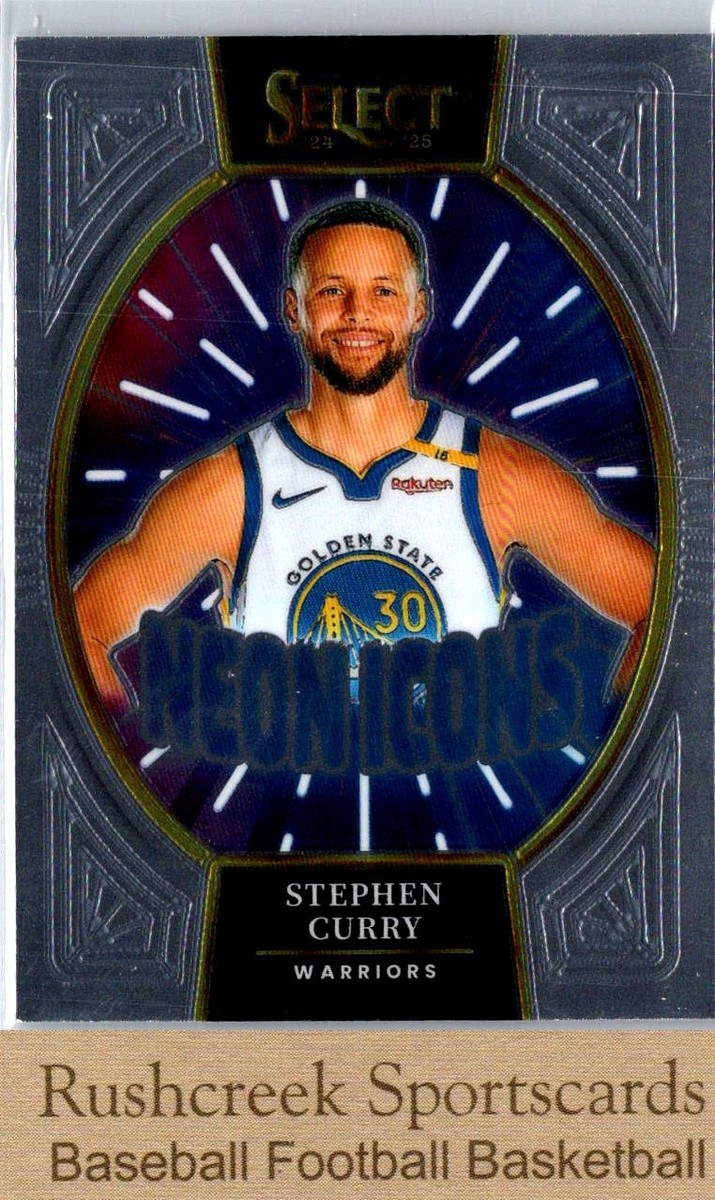 2024-25 Panini Select #20 Stephen Curry Neon Icons | eBay