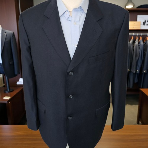 Gieves & Hawkes, Vintage Gieves Hawkes Blazer 44r Super 150s Full Canvas Hong Kong