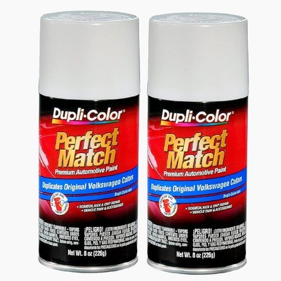 Duplicolor BVW2041 Perfect Match Automotive Paint, Volkswagen Candy White 2-Pack