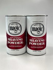 2 SoftSheen Carson Magic Shaving Powder Extra Strength Shave 5 oz New Lot